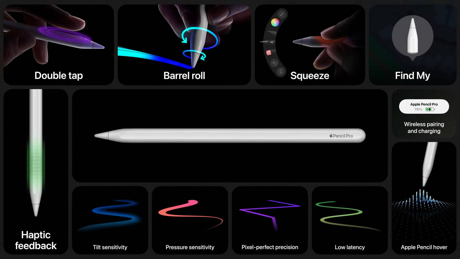 Apple Pencil Pro Features